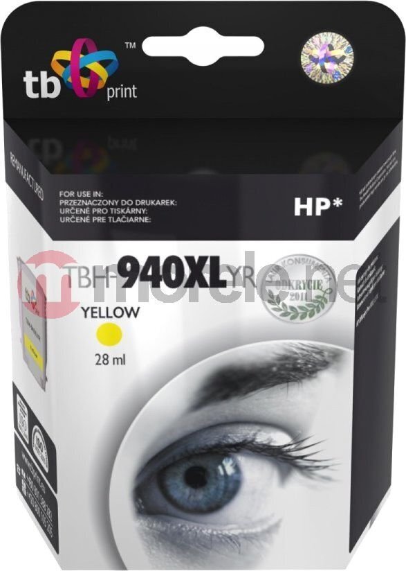 TB Print tint HP OJ Pro 8000 kollane (C4909AE)-28ml hind ja info | Tindiprinteri kassetid | hansapost.ee