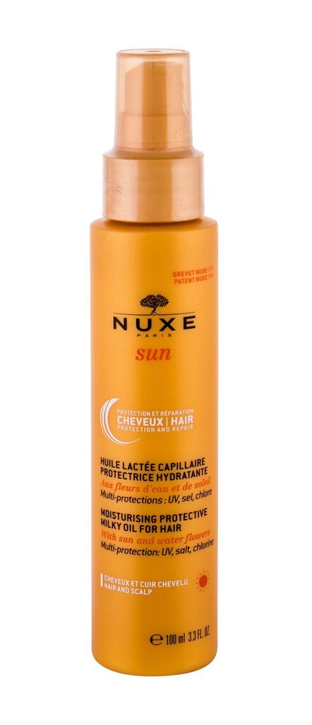 Niisutav juukseõli päikesekaitsega Nuxe Sun 100 ml hind ja info | Juuksemaskid, õlid ja seerumid | hansapost.ee