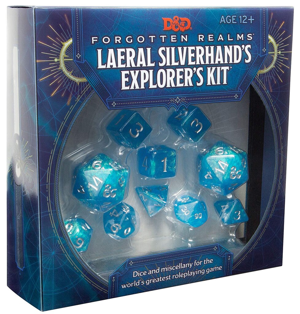 Dungeons & Dragons Forgotten Realms: Laeral Silverhand's Explorer's Kit - Täringud & Miscellany Inglise hind ja info | Fännitooted mänguritele | hansapost.ee