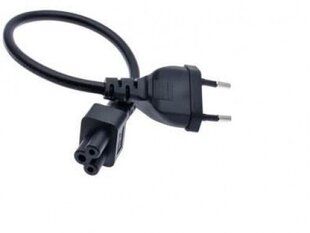 AC cord - C5 connector, EU plug, 0.6m hind ja info | Juhtmed ja kaablid | hansapost.ee
