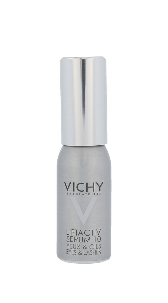 Kortsudevastane silmaseerum Vichy Liftactiv Serum 10 Yeux And Cils 15 ml hind ja info | Silmakreemid ja seerumid | hansapost.ee