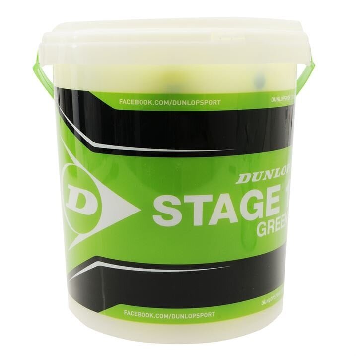 Tennisepallid Dunlop Stage 1 Green, 60 tk hind ja info | Välitennise tooted | hansapost.ee