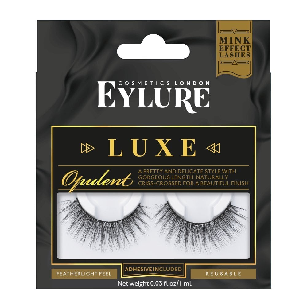 Kunstripsmed Eylure Luxe Lashes Opulent hind ja info | Kunstripsmed, ripsmeliim ja ripsmekoolutajad | hansapost.ee
