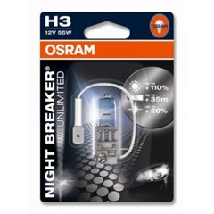 Pirn Osram H3 55W 12V PK22S FS1 hind ja info | Autopirnid | hansapost.ee