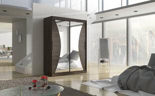 LED valgustusega kapp ADRK Furniture Max, pruun hind ja info | Kapid | hansapost.ee