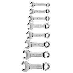 Набор комбинированных ключей NEO 8-19 мм, 8 шт. (09-791) цена и информация | Механические инструменты | hansapost.ee