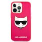 Original KARL LAGERFELD Glitter Shoupette Fluo telefoniümbris sobib iPhone 13 Pro Max, roosa hind ja info | Telefonide kaitsekaaned ja -ümbrised | hansapost.ee