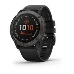 Garmin fenix® 6X Pro Solar Titanium Carbon Gray DLC/Black цена и информация | Смарт-часы (smartwatch) | hansapost.ee