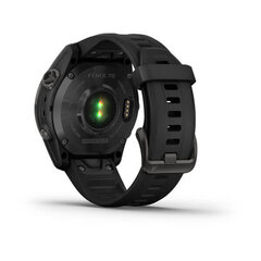 Garmin fēnix® 7S Sapphire Solar Carbon Gray DLC Titanium/Black цена и информация | Смарт-часы (smartwatch) | hansapost.ee