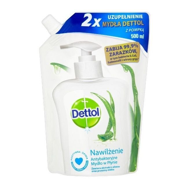 Antibakteriaalne vedelseep Dettol aaloe vera ja E-vitamiiniga, 500 ml hind ja info | Seebid | hansapost.ee