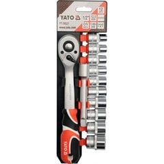 Tööriistakomplekt 1/2 10-24mm (12tk.) YT-38821 YATO hind ja info | Käsitööriistad | hansapost.ee