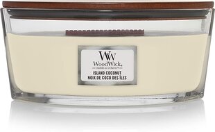 WoodWick ароматическая свеча Island Coconut, 453,6 г цена и информация | Подсвечники, свечи | hansapost.ee