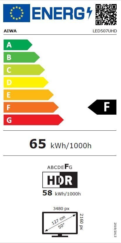 Aiwa LED507UHD hind ja info | Televiisorid | hansapost.ee