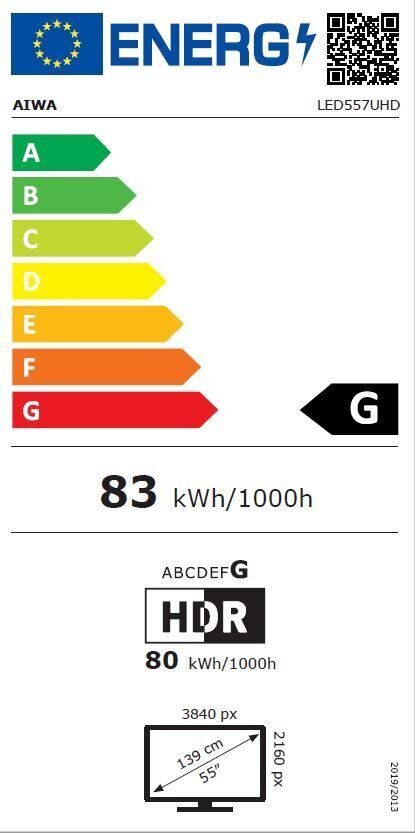 Aiwa LED557UHD hind ja info | Televiisorid | hansapost.ee