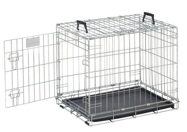 Savic metallist koerapuur Dog Residence, 107x71x81 cm цена и информация | Transpordipuurid, -kotid ja aedikud | hansapost.ee