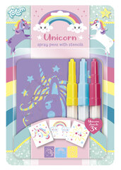 Набор для творческого рисования TOTUM Unicorn Spray Pens, 071018 цена и информация | Totum Товары для детей и младенцев | hansapost.ee