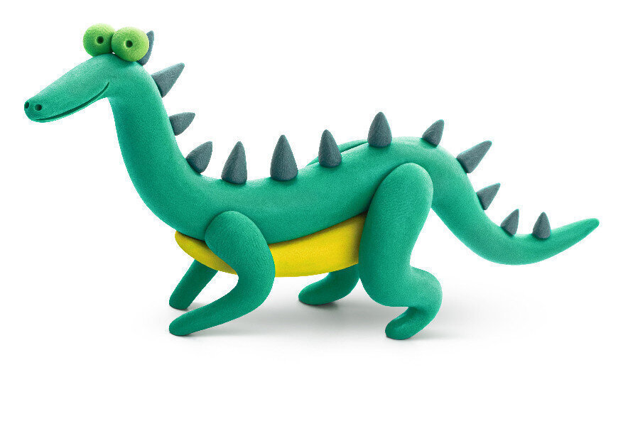 Plastiliinikomplekt Hey Clay Mega Dinos, 18 tk. цена и информация | Kunstitarbed, voolimise tarvikud | hansapost.ee