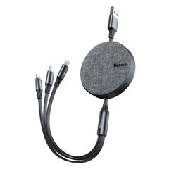 Кабель Baseus USB-C - micro USB - Lightning CAMLT-BYG1 цена и информация | Кабели для телефонов | hansapost.ee