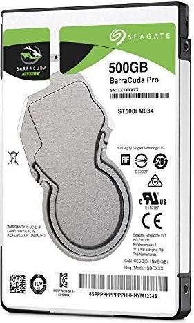 Seagate BarraCuda 500GB SATA3 (ST500LM034) цена и информация | Sisemised kõvakettad | hansapost.ee