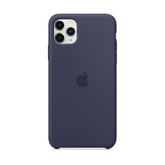 Apple iPhone 11 Pro Max Silicone Cover Midnight Blue цена и информация | Чехлы для телефонов | hansapost.ee