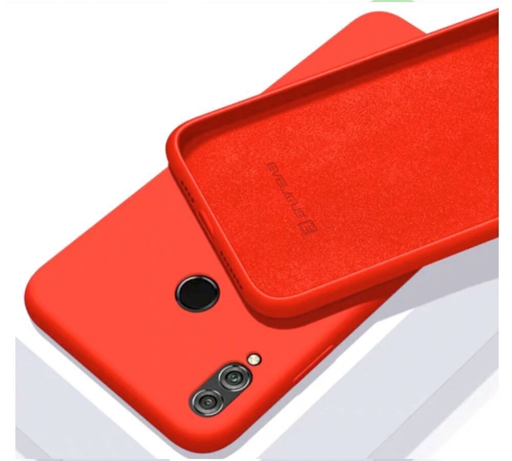 Evelatus Soft Silicone Case, telefonile Huawei P30 Lite, punane hind ja info | Telefonide kaitsekaaned ja -ümbrised | hansapost.ee