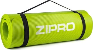 Коврик для йоги Zipro NBR, зеленого цвета цена и информация | Коврики для йоги, фитнеса | hansapost.ee