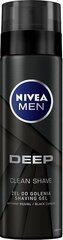 Raseerimisgeel Nivea Men Deep, 200 ml hind ja info | Raseerimisvahendid | hansapost.ee