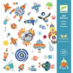160 Kleepsud - Kosmos, DJECO DJ09270 hind ja info | Arendavad laste mänguasjad | hansapost.ee
