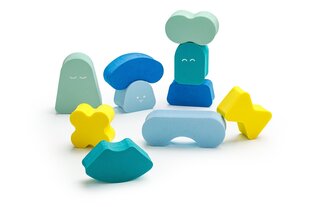 Мягкие кубики «Блокки»: мятно-голубые, Quut 172796 цена и информация | Игрушки для малышей | hansapost.ee