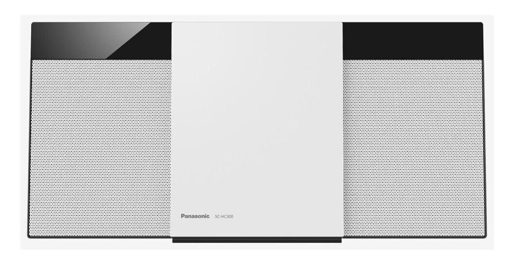 Mini-HiFi Panasonic Corp. SCHC300EGW HiFi Bluetooth 20W Valge цена и информация | Muusikakeskused | hansapost.ee