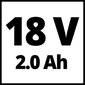 Juhtmeta hekilõikur Einhell E-CH 1846 Li + 1x2,0Ah hind ja info | Hekilõikurid ja võsalõikurid | hansapost.ee