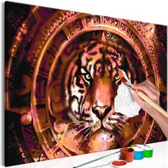Картина по номерам Тигр и узоры 60х40 см цена и информация | Живопись по номерам | hansapost.ee