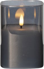 Dekoratiivne LED-küünal Star Trading Flamme, must, 9 x 12,5 cm цена и информация | Подсвечники, свечи | hansapost.ee