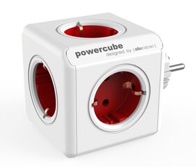Harupistik PowerCube Original, 5 pesa, punane hind ja info | Pikendusjuhtmed | hansapost.ee