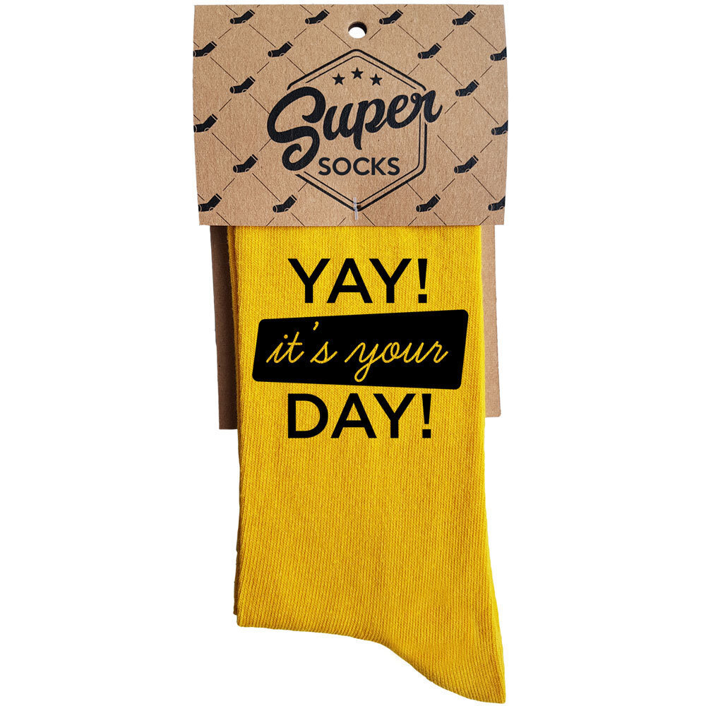 Sokid "It's your day" цена и информация | Lõbusad sokid | hansapost.ee
