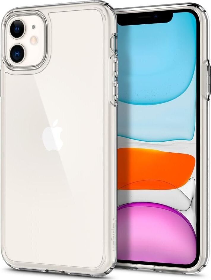 SPIGEN ULTRA HYBRID IPHONE 11 CRYSTAL CLEAR hind ja info | Telefonide kaitsekaaned ja -ümbrised | hansapost.ee