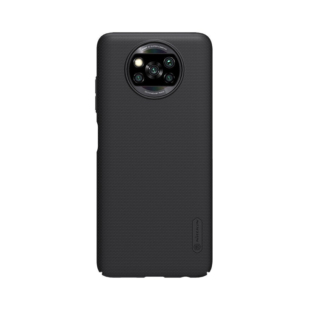 Telefoniümbris Nillkin Super Frosted Shield sobib Xiaomi Poco X3 NFC / X3 Pro, must hind ja info | Telefonide kaitsekaaned ja -ümbrised | hansapost.ee