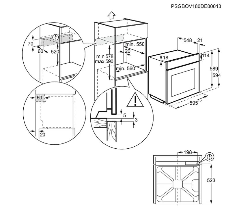 Electrolux COB100W цена и информация | Ahjud | hansapost.ee