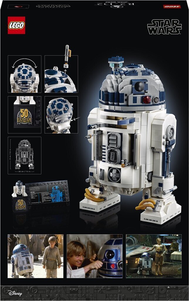 75308 LEGO® Star Wars R2-D2 hind ja info | Klotsid ja konstruktorid | hansapost.ee