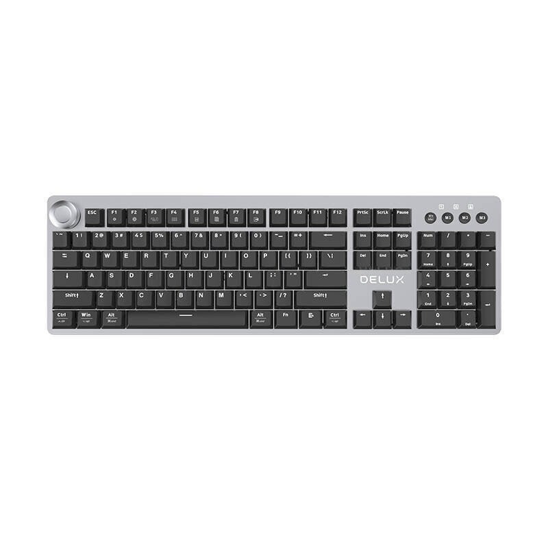 Mechanical keyboard Delux K100US (Grey) цена и информация | Klaviatuurid | hansapost.ee