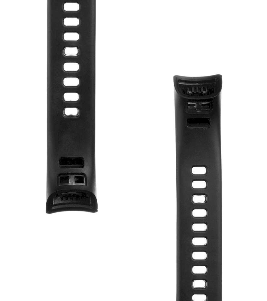 Tactical 438 Silicone Band for Honor Band 4|5 Black цена и информация | Nutikellade aksessuaarid ja tarvikud | hansapost.ee