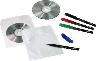 Hama CD-ROM Paper Sleeves 100 white цена и информация | Vinüülplaadid, CD, DVD | hansapost.ee