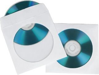 Hama CD-ROM Paper Sleeves 100 white hind ja info | Vinüülplaadid, CD, DVD | hansapost.ee