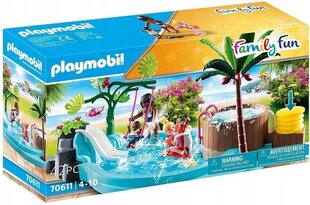 Playmobil Playmobil Children's pool with whirlpool - 70611 цена и информация | Конструкторы и кубики | hansapost.ee