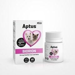 Aptus toidulisand koertele ja kassidele Biorion, 60 tab. hind ja info | Vitamiinid ja parasiiditõrje | hansapost.ee