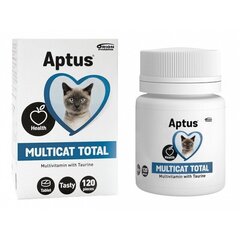 Добавка для кошек Aptus Multicat Total, 120 таб. цена и информация | Витамины, добавки и средства от паразитов для кошек | hansapost.ee