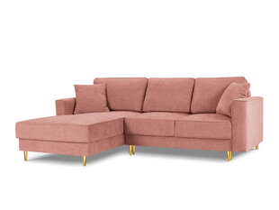 Pehme nurgadiivan Cosmopolitan Design Fano, roosa/kuldne värv price and information | Corner sofas and corner sofa beds | hansapost.ee