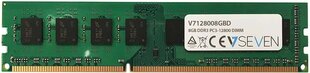 V7 DDR3 8GB, 1600MHz, CL11 (V7128008GBD) hind ja info | Operatiivmälu | hansapost.ee