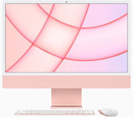 Apple iMac 24” M1 8/512GB Pink INT MGPN3ZE/A hind ja info | Lauaarvutid | hansapost.ee