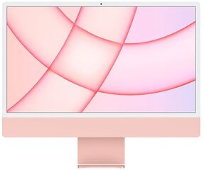 Apple iMac 24” M1 8/512ГБ Pink INT MGPN3ZE/A цена и информация | Стационарные компьютеры | hansapost.ee